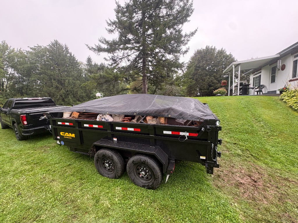 Maverick dump trailer ready for a haul.